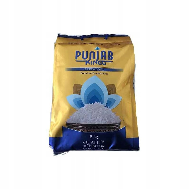 Punjab King Ex Long Premium Basmati Rýže 5KG