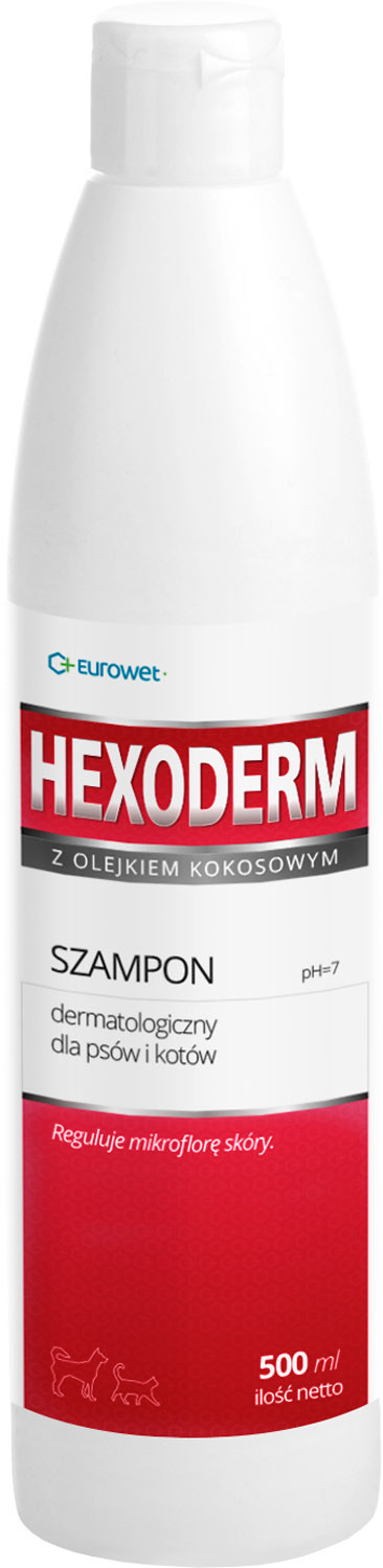 Eurowet Hexoderm 500ml Šampon Dermakologický