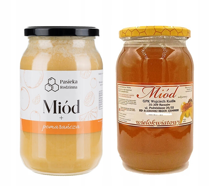 Med mnohokvětý med s pomerančem 1150g