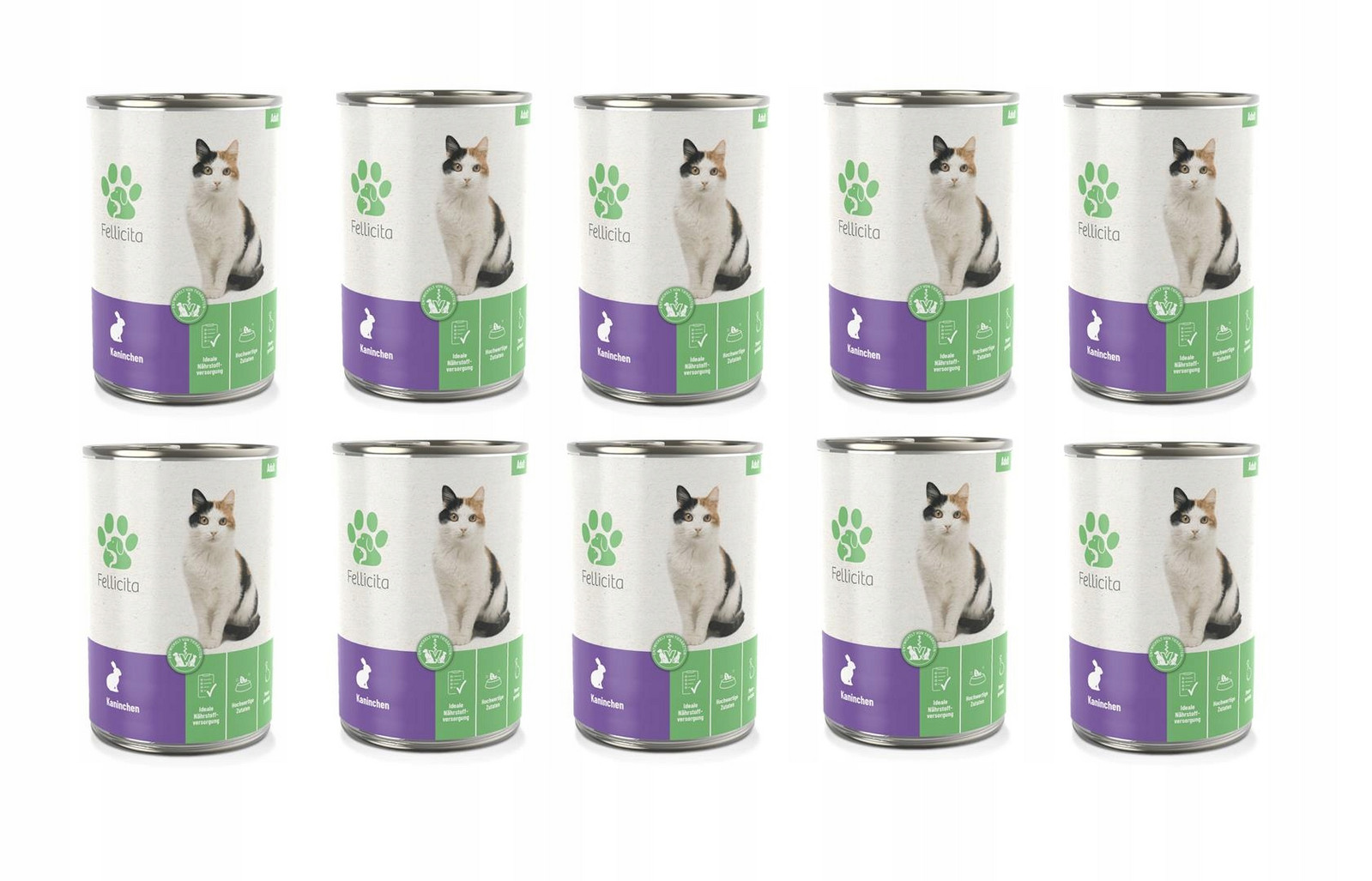 Fellicita Cat Pure Kaninchen králík 10x400g pro kočky