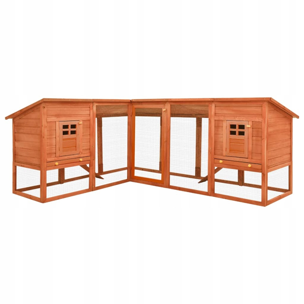 Klec VidaXL 250 x 259 x 105 cm hnědá