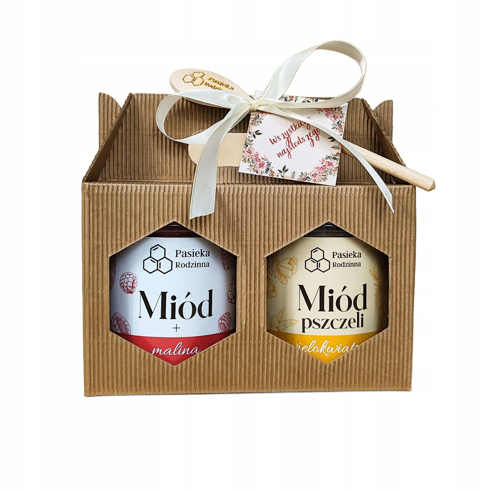 Dárková Sada Med s Malinou Lipový med 410g Ke Dni Žen