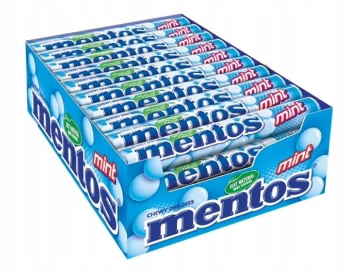 Mentos Mint žvýkací bonbóny 40x38 g
