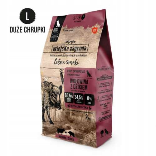 Wiejska Zagroda Lesní příchutě hovězí,divočák L 2kg