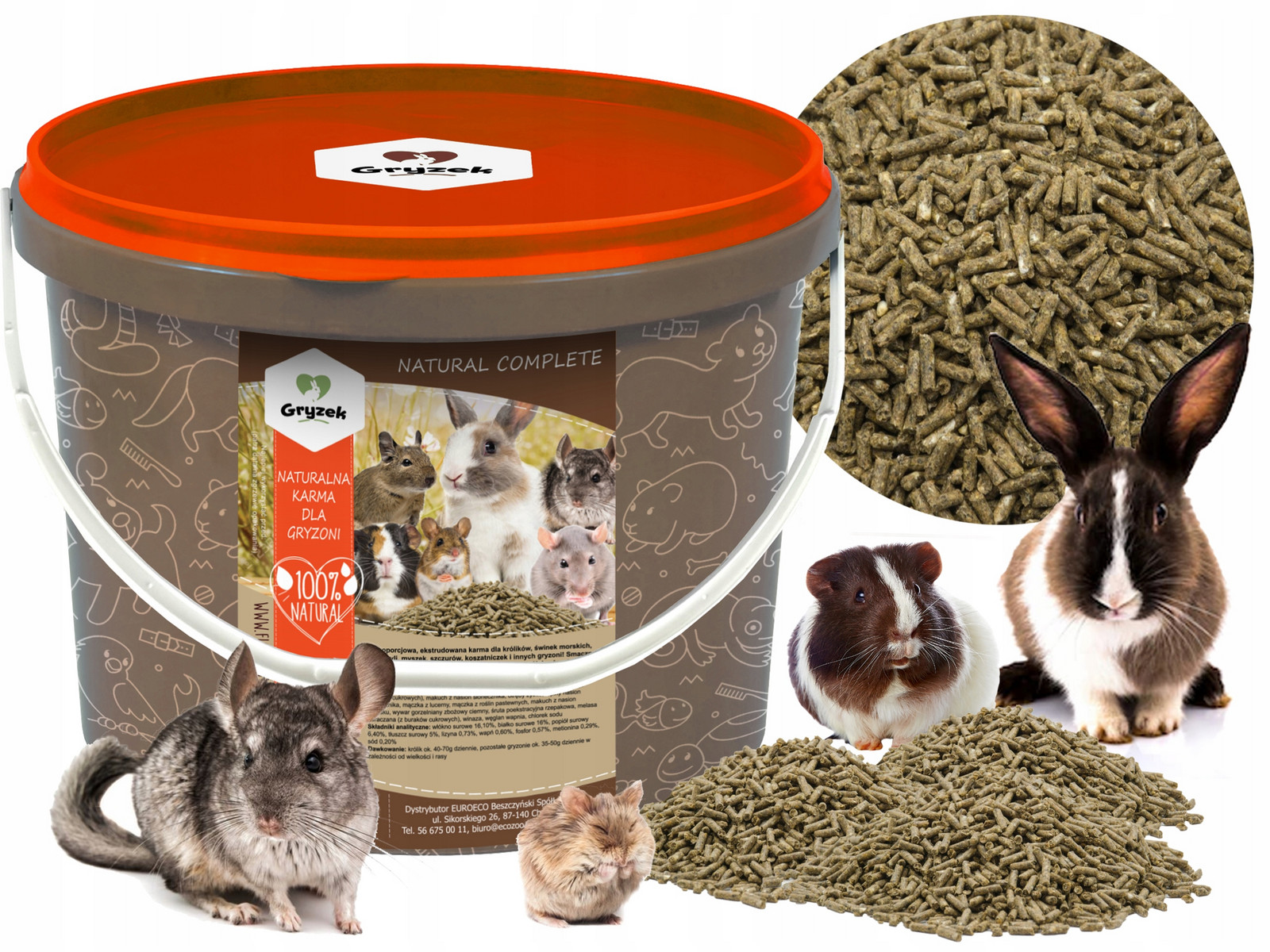 krmivo Pro Krysu Myši Králíka Prasátka Křečka