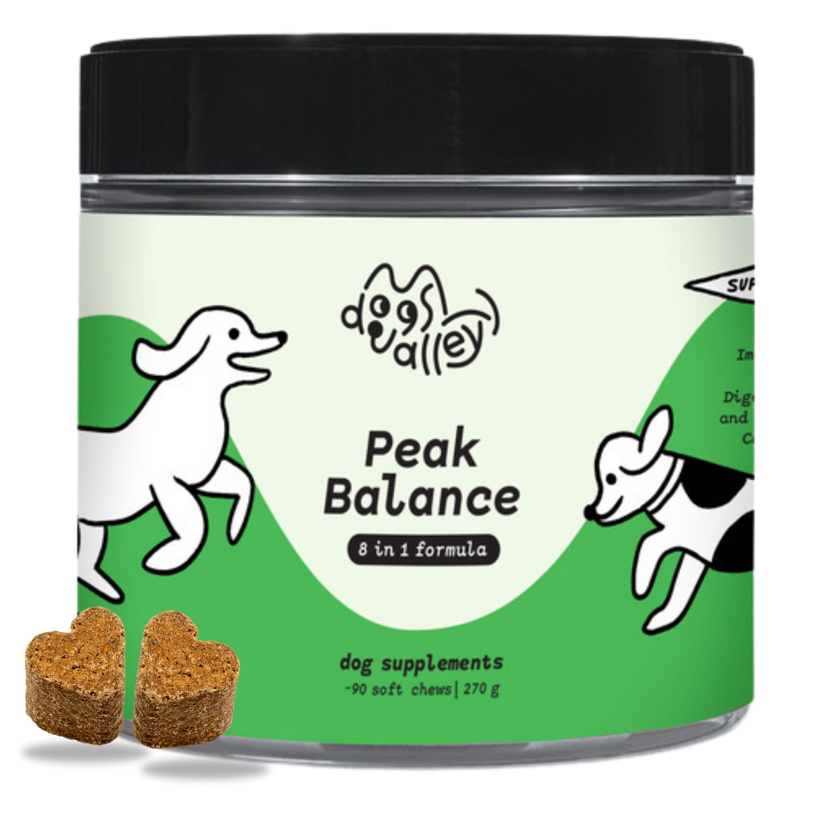 Doplňky pro psa střeva klouby srst kůže probiotikum Vitamíny 90ks