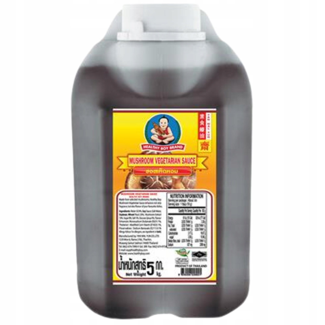 Omáčka sójovo-houbová veganská 5l Healthy Boy kanystr horeca velký