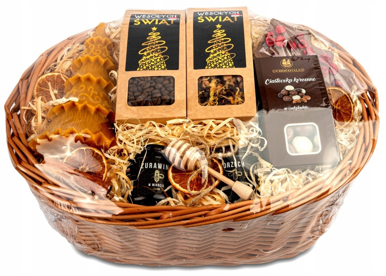 Dárkový Koš vánoční dárek čaj káva