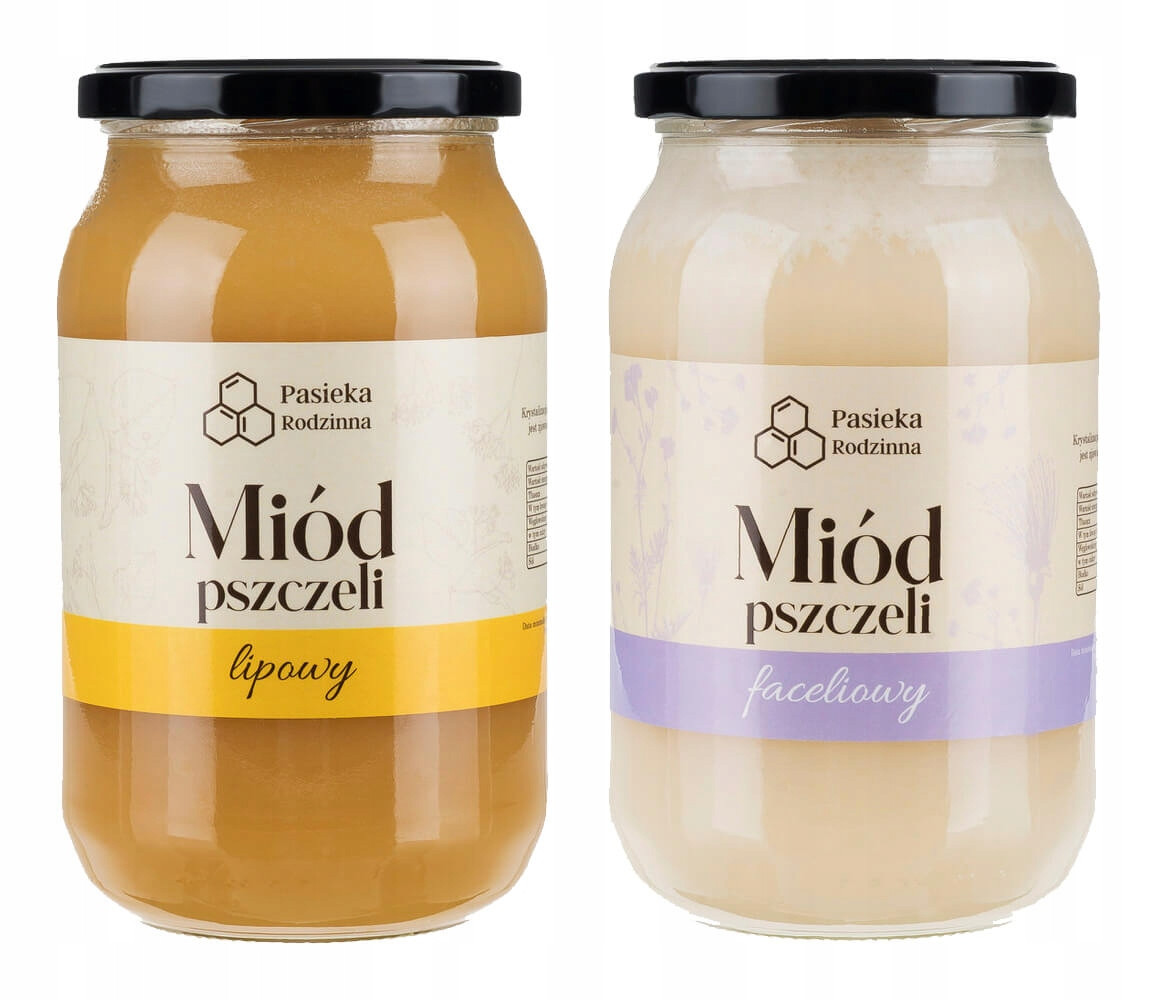 Faceliový med Med s malinou 1150 g Polský med