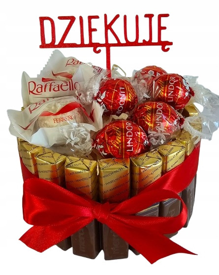 Dárkový koš Sada sladkostí dárek Narozeniny Poděkování