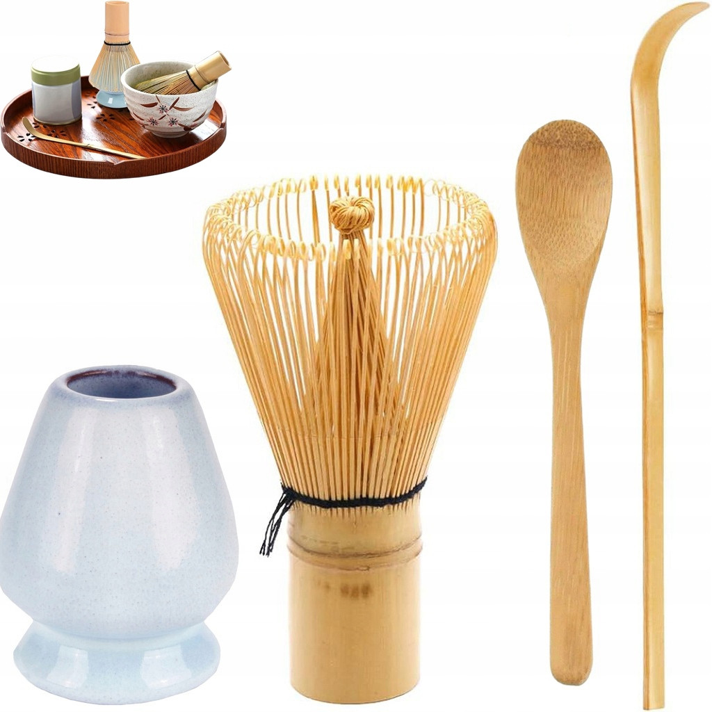 Bambusová Dárková Čajová Matcha Chashaku Šlehací Metla Lžíce