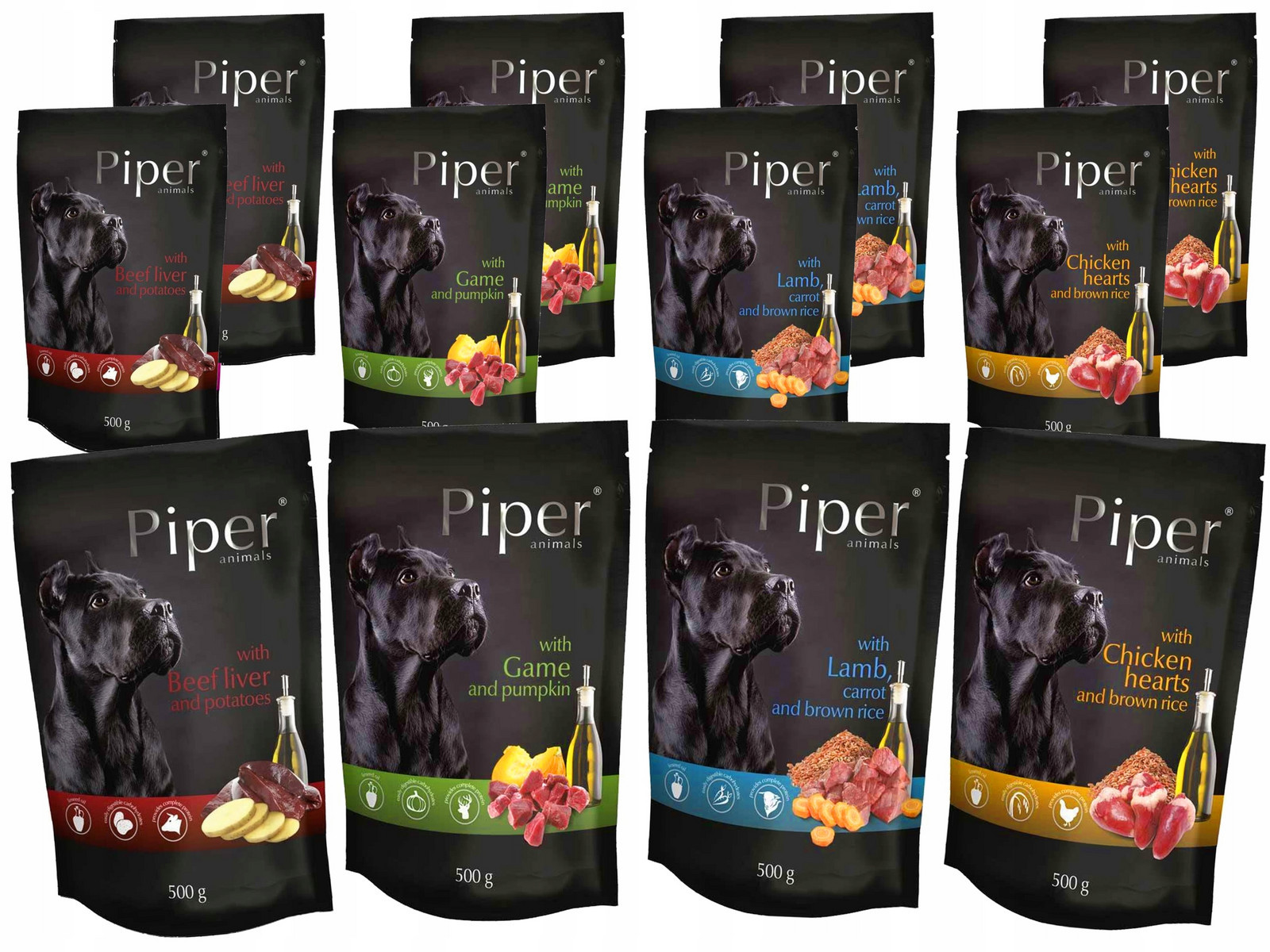 Dolina Noteci Piper Vlhké Krmivo Kapsičky Pro Psy