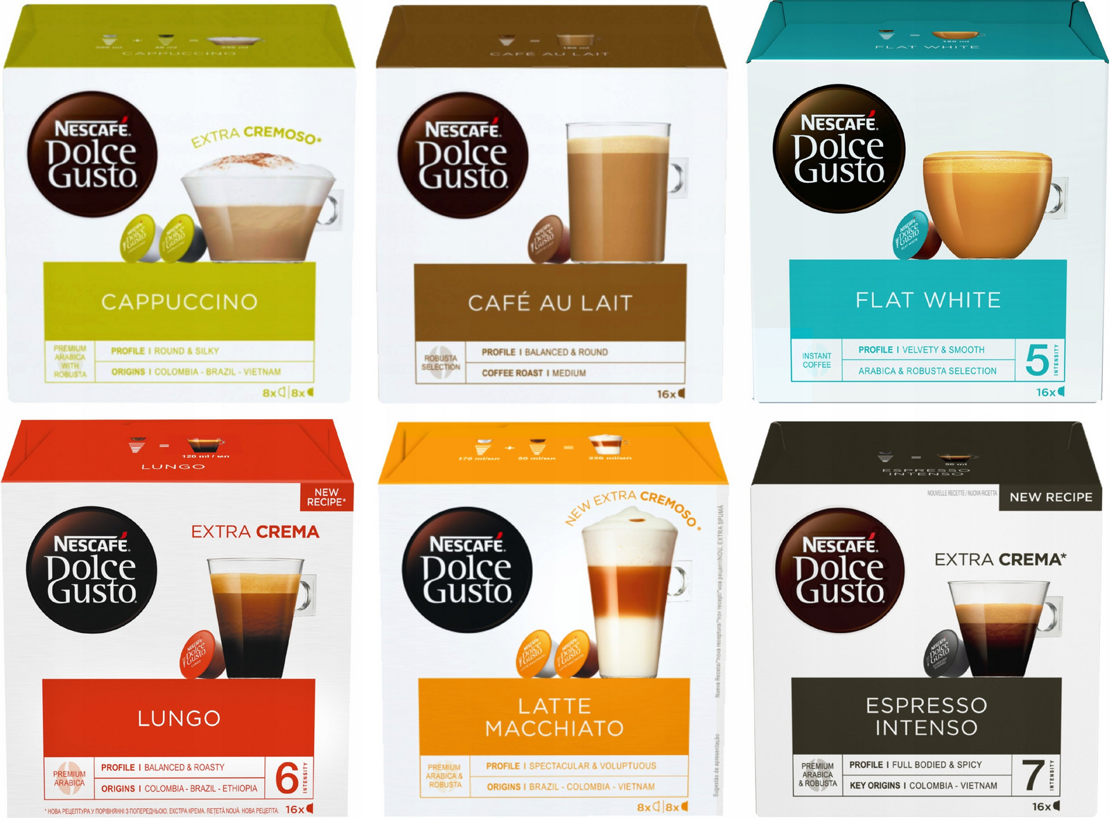 Kapsle Nescafe Dolce Gusto Sada mix 96 ks