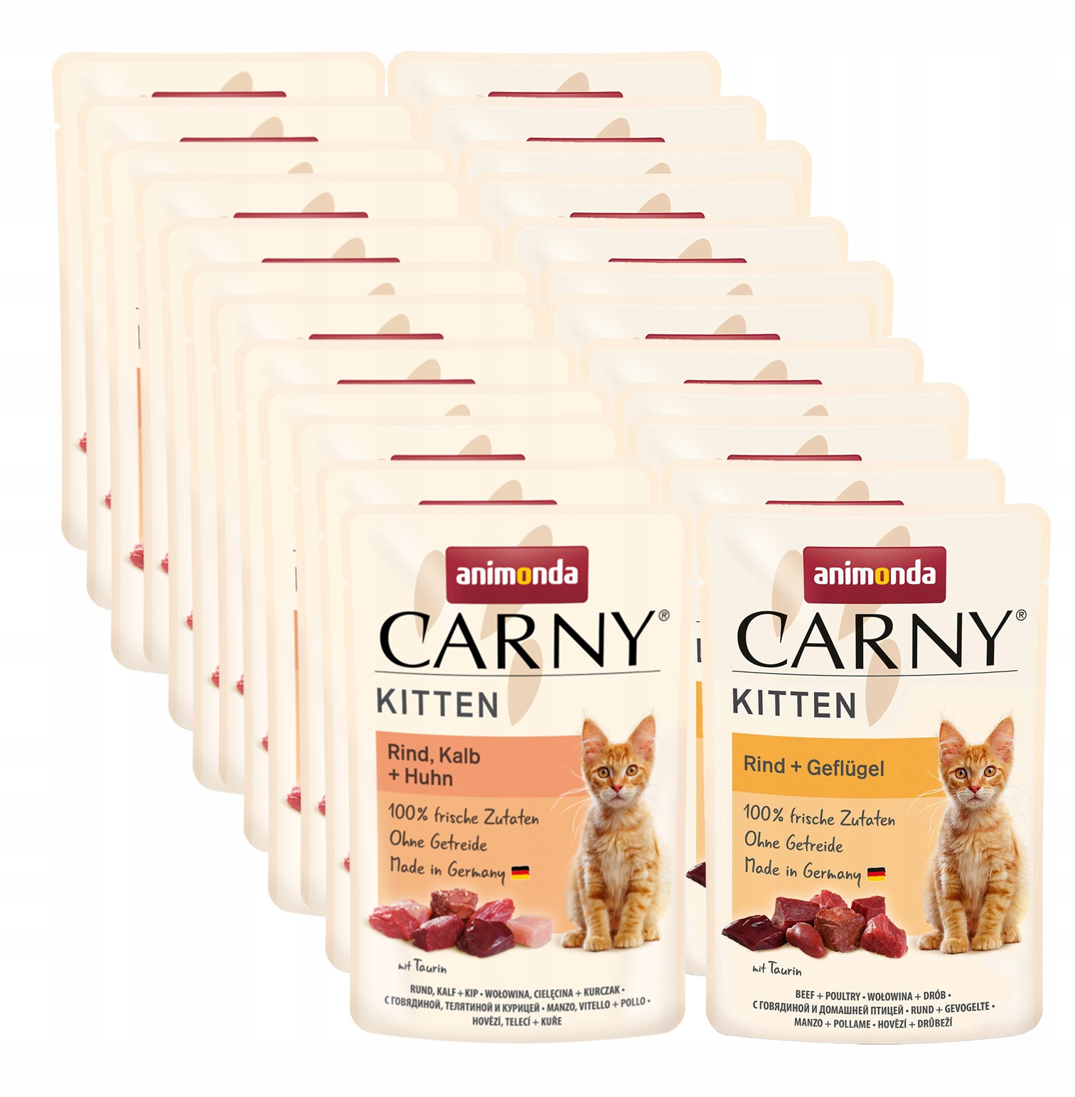 Animonda Kočka Carny Kitten MIX kapsička Set 85g x24