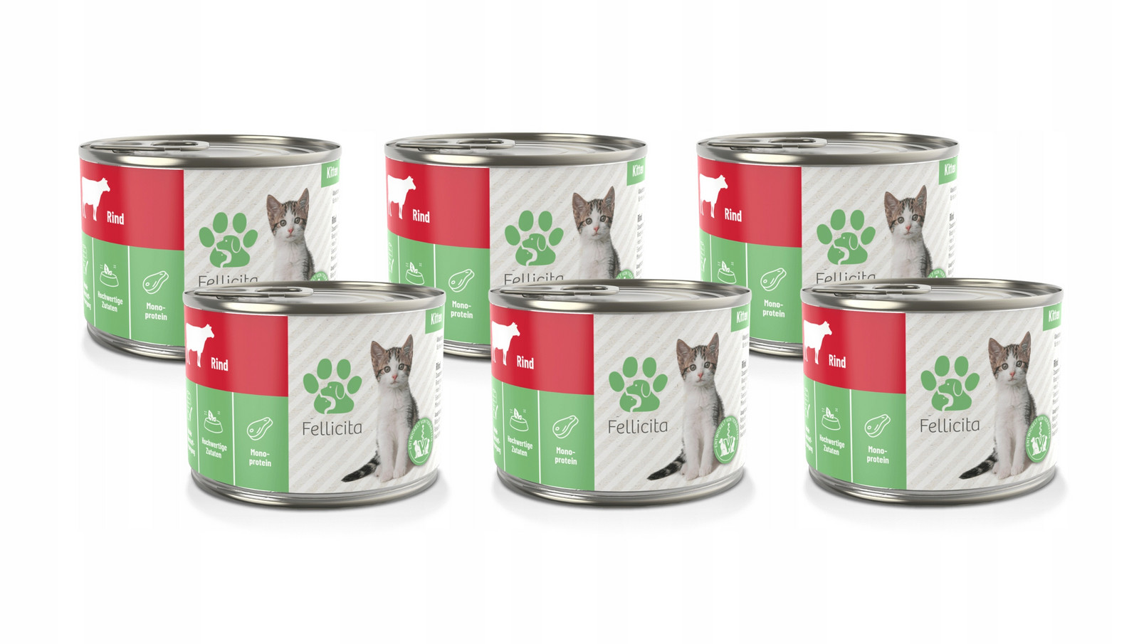 Fellicita Cat Pure Beef hovězí 6x200g Kitten