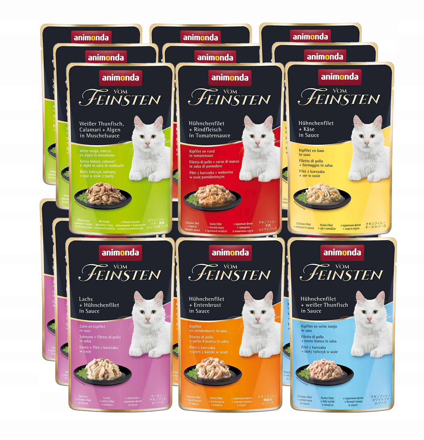 Animonda Kočka vom Feinsten Fines Adult Lux kapsička 18x50g mix chutí