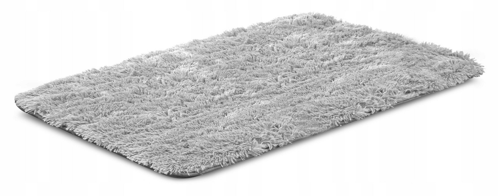 Pelíšek 100 x 70 cm shaggy světle šedý antislip