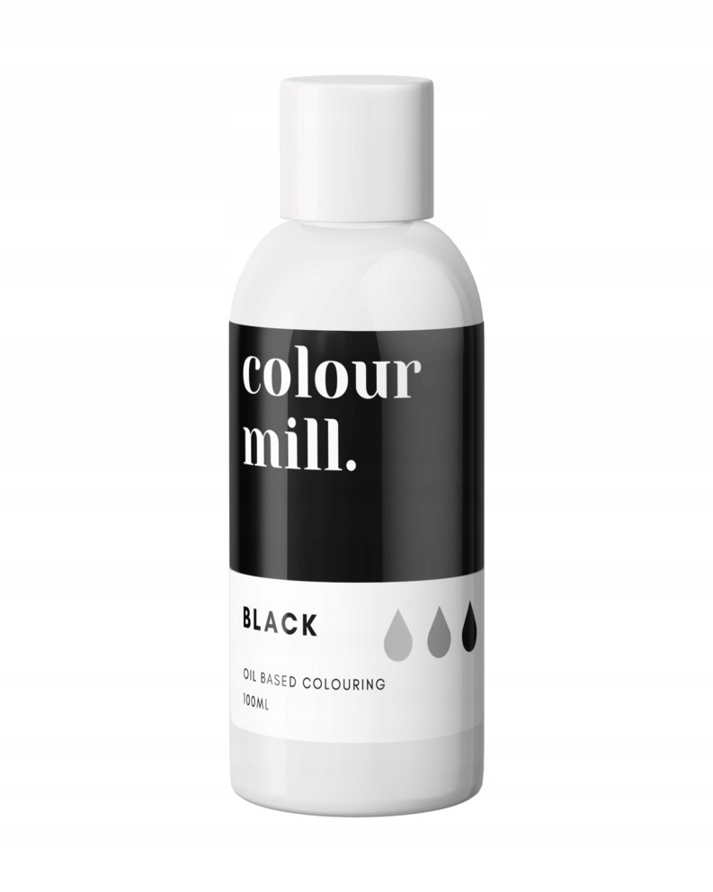 Olejové barvivo Colour Mill 100 ml Black Černá