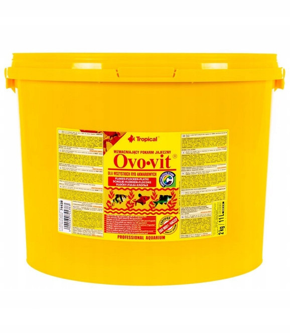 Tropical Ovo-vit – Posilující krmivo krmivo ve formě vloček 11 l, 2 kg