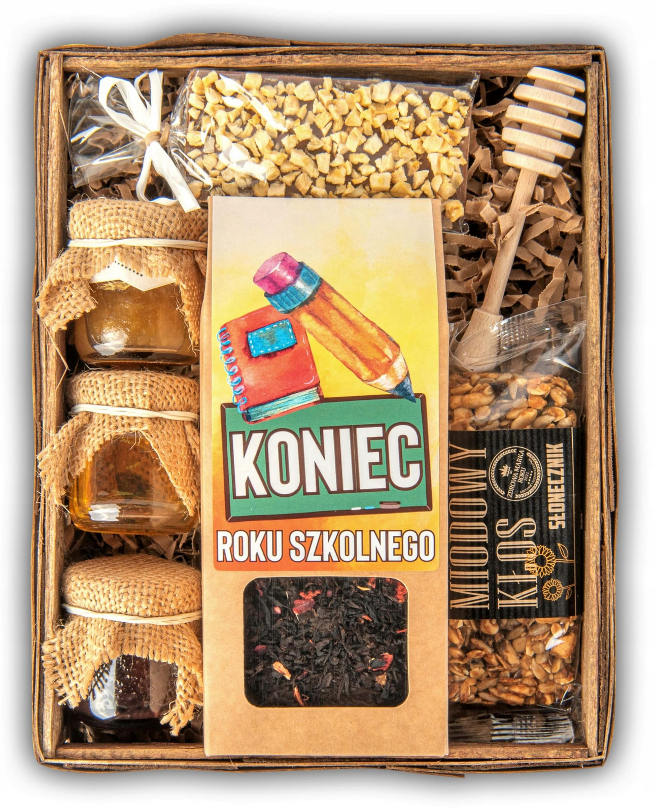 Koš Dárkový Box Poděkování Učiteli závěr roku čaj