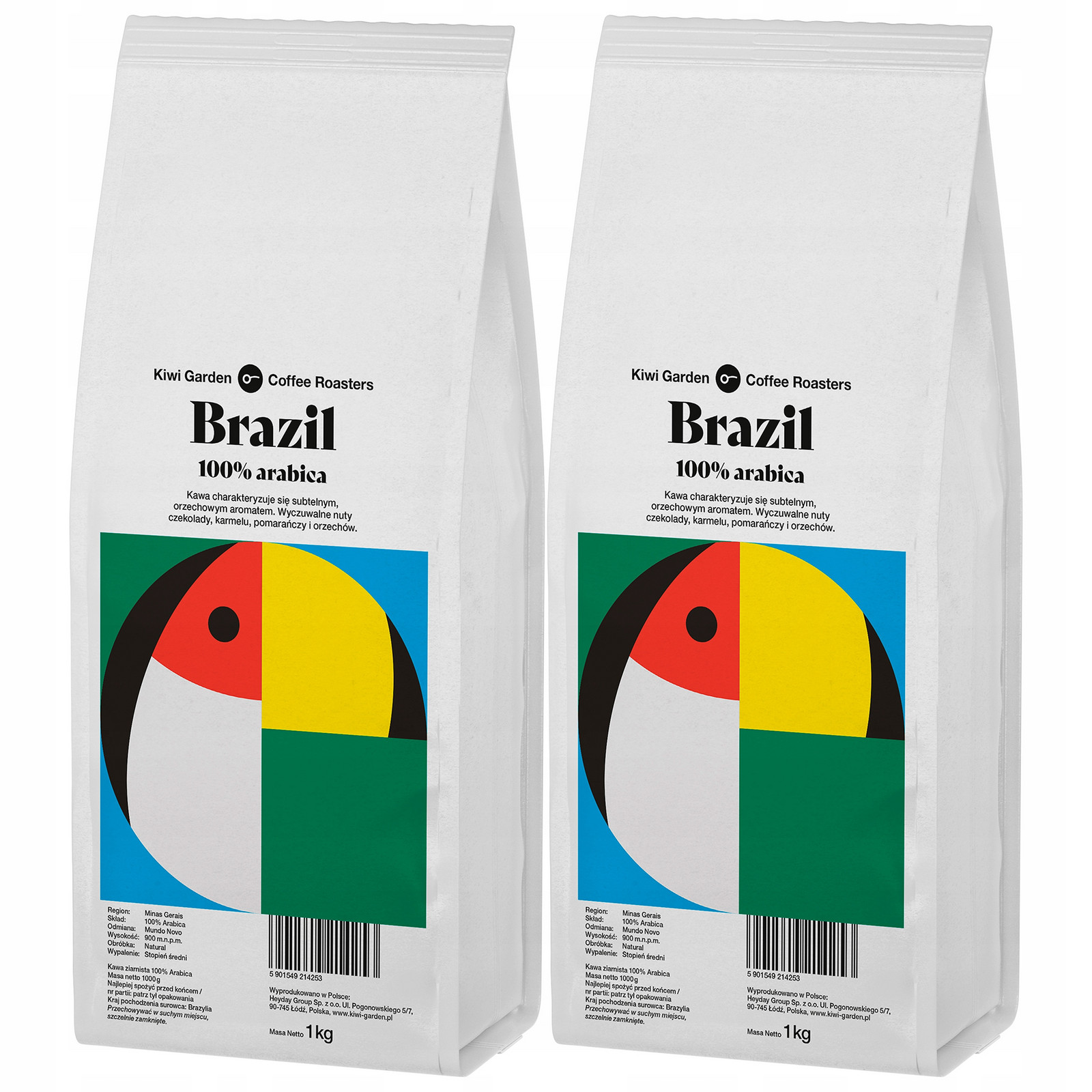 Káva Zrnková 100%ARABICA Káva Čerstvě pražená Káva Brazílie Do Kávovaru 2kg