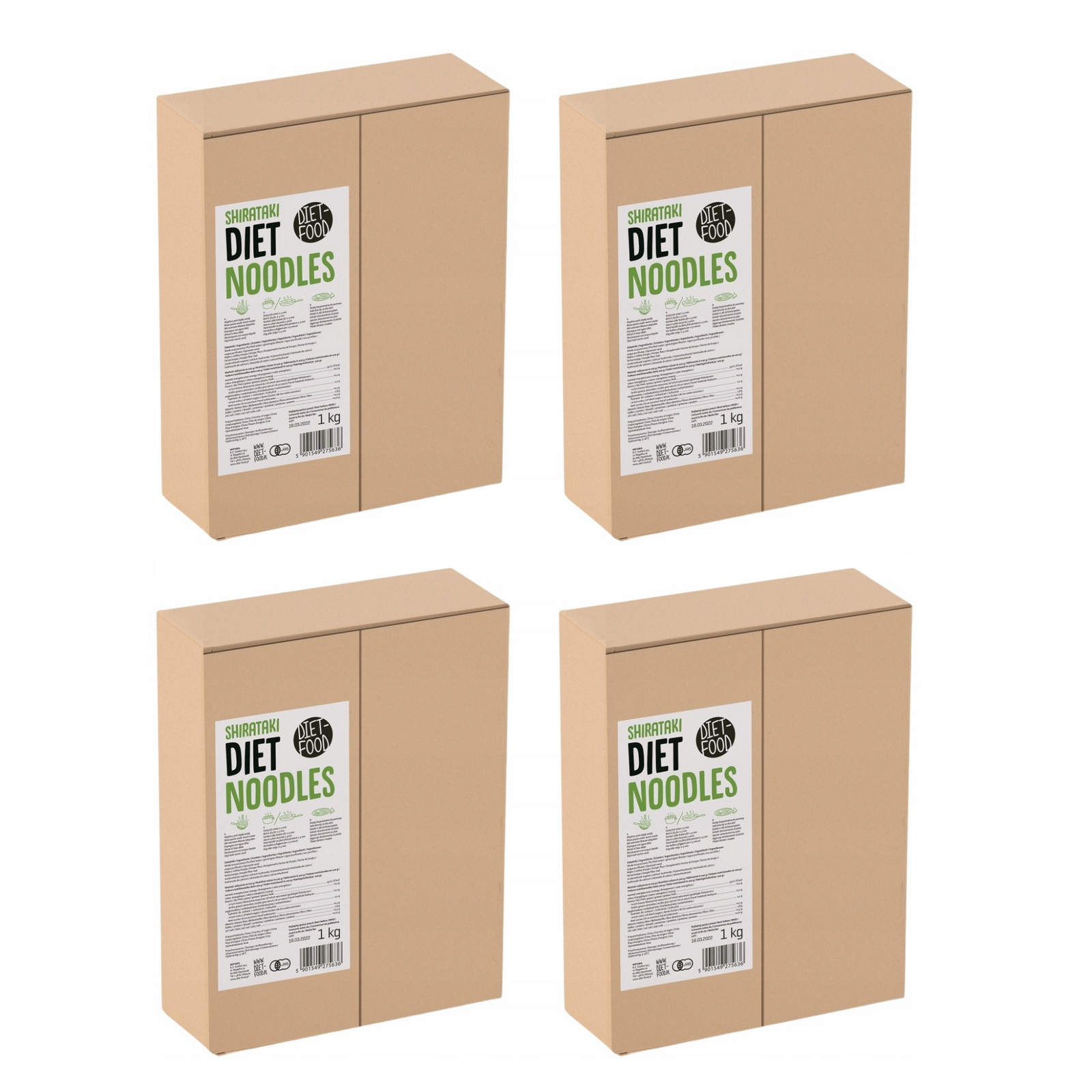 3+1 Keto Těstoviny Shirataki Konjac Nudle 1 kg