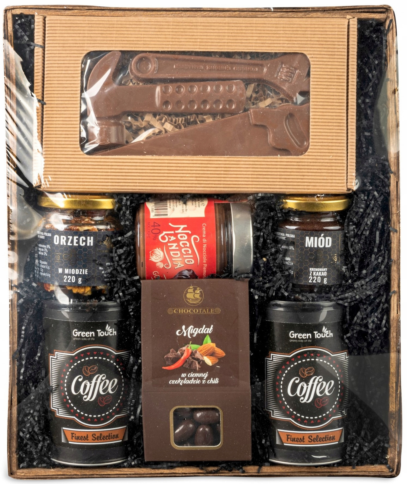 Dárkový Košík na den otců dárek čokoládová káva