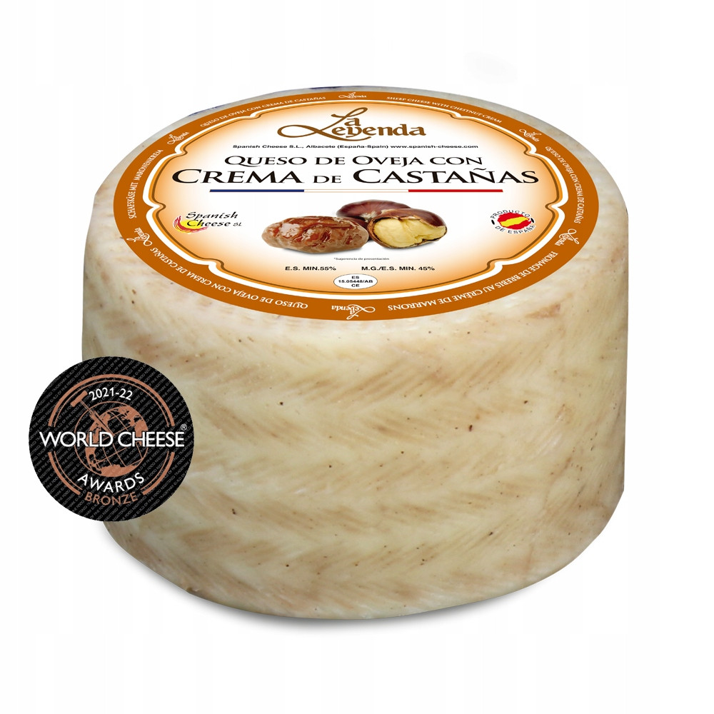 Španělský ovčí sýr v kaštanovém krému – kotouč 3 kg