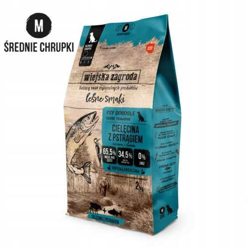 Wiejska Zagroda Lesní příchutě telecí, pstruh 2kg