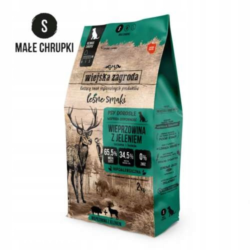 Wiejska Zagroda Krmivo Vepřové s jelenem 2 kg Suché krmivo pro psa