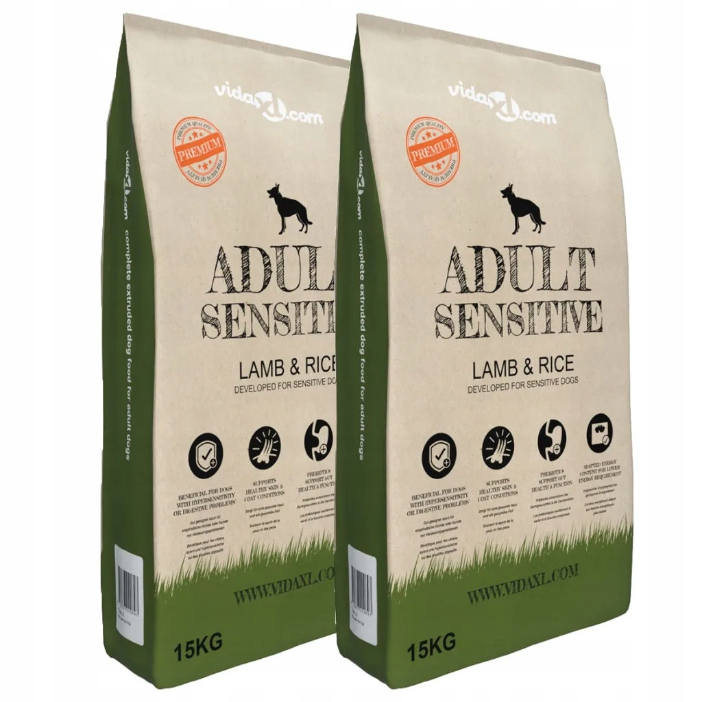 Prémiové psí granule Adult Sensitive Lamb & Rice, 2 ks, 30 kg 275192