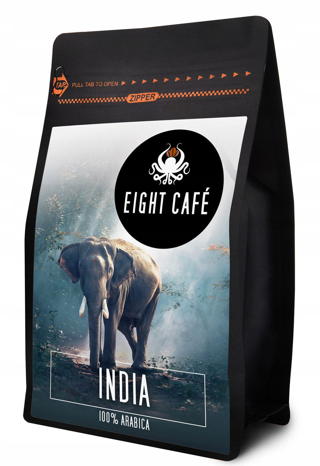 Káva Zrnková Čerstvě pražená 100% Arabica India 1KG Pro Kávovar