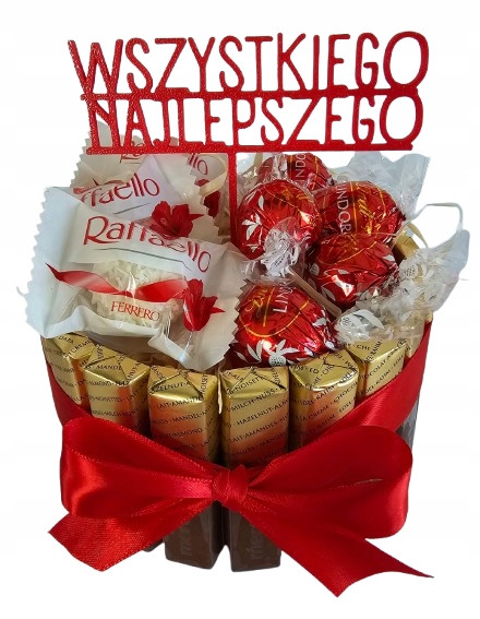 Dárkový koš Velikonoce Vánoce Sada sladkostí Narozeniny dort výročí