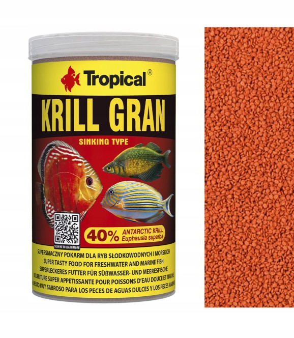 Tropical Krill Gran – Krmivo s krillem 40% 1000 ml