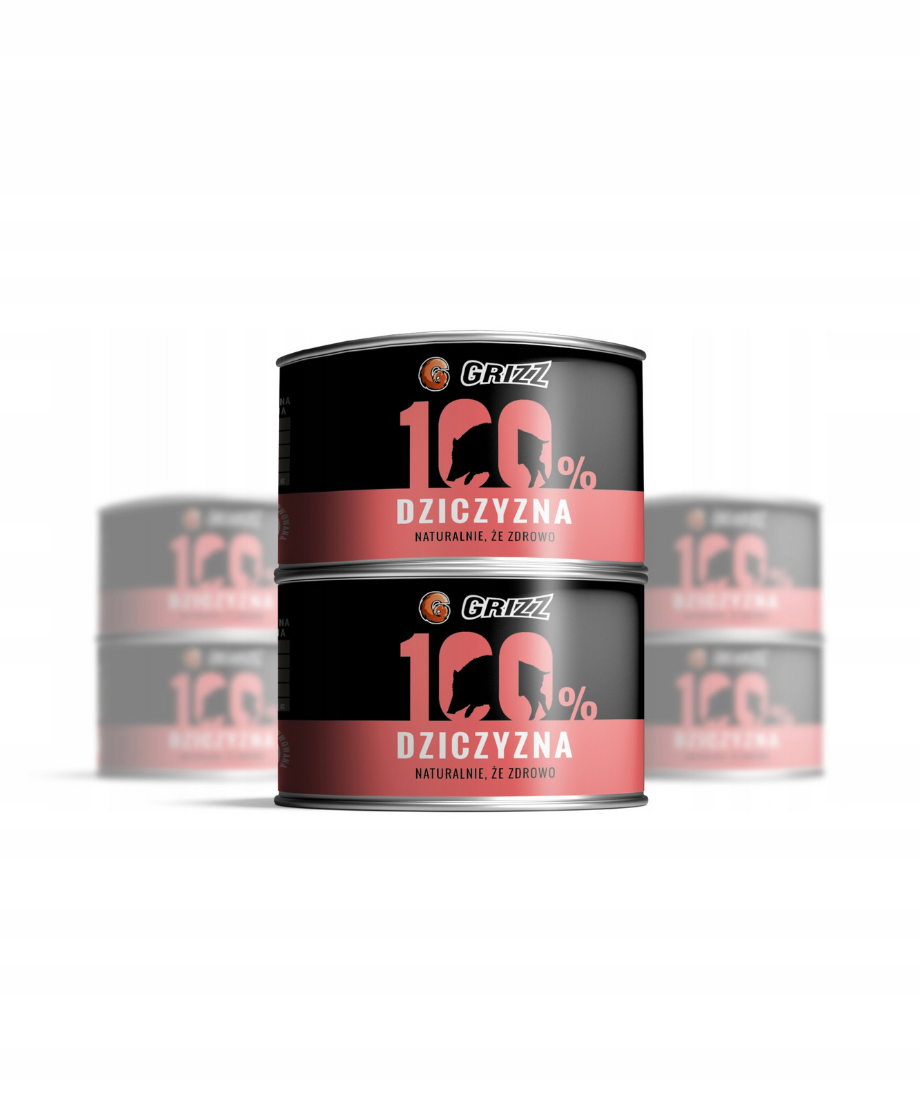 krmivo mokré Grizz 100% Dnes 6x410g