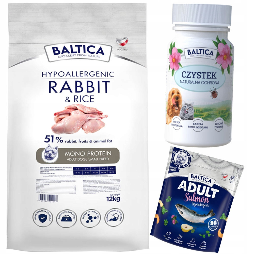 Baltica Adult Rabbit&rice Xs/s Králík 12 kg Dospělí Psi Malých Plemen
