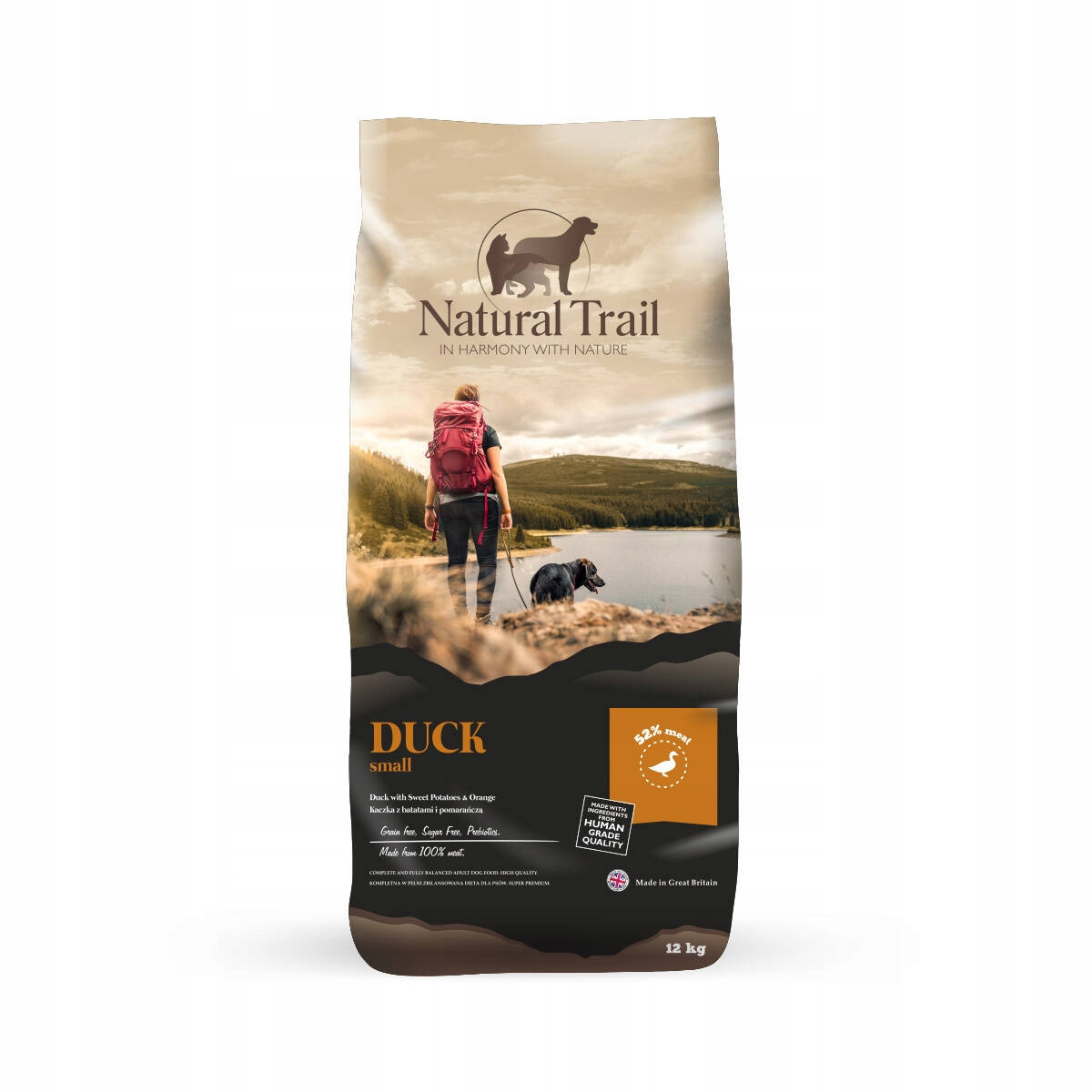 Natural Trail Suché Krmivo Grain Free Pro Psy Malých Plemen S Kachnou 12 Kg