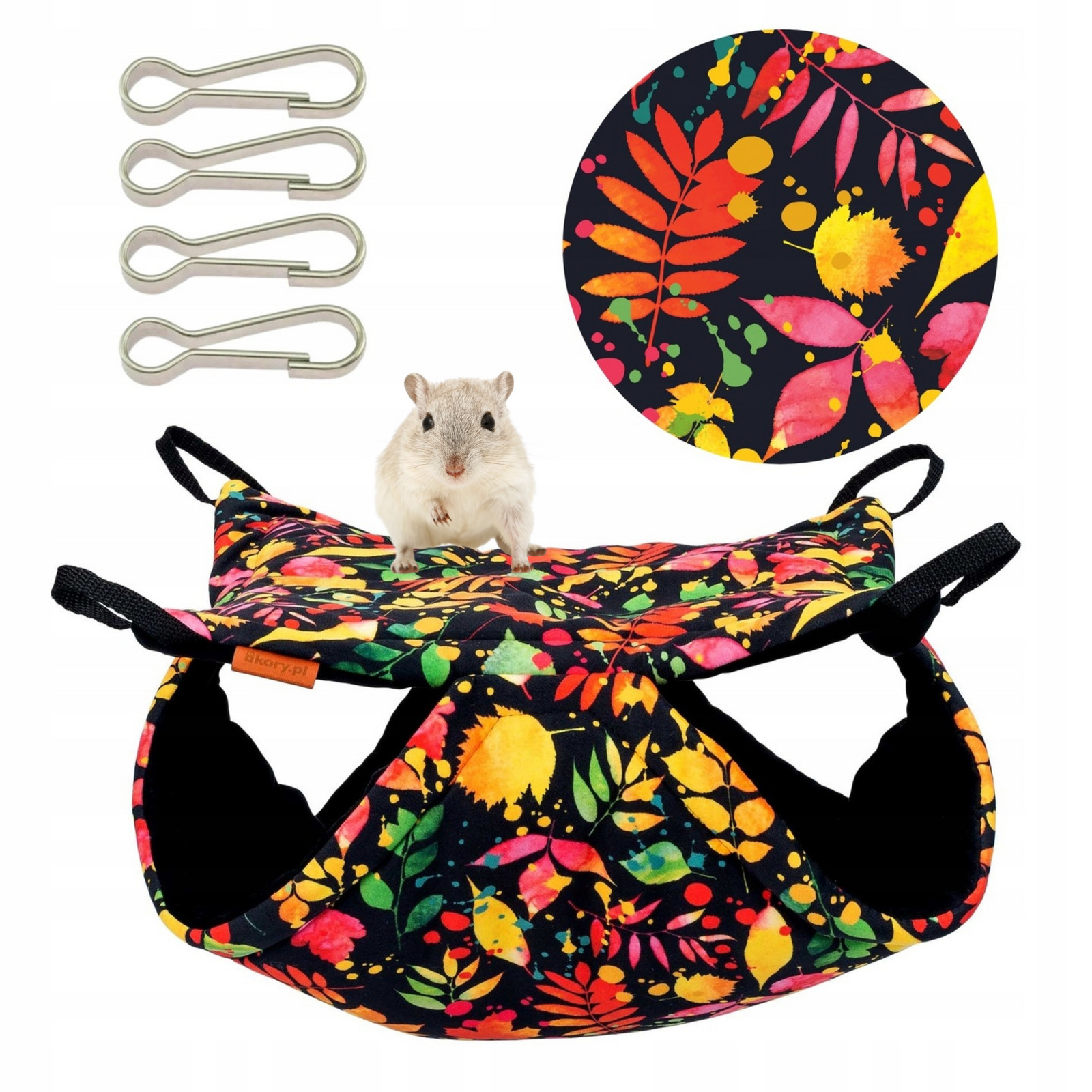 Hamak pro hlodavce Prasátka Krysa Křeček Pelíšek Velký 40x40cm