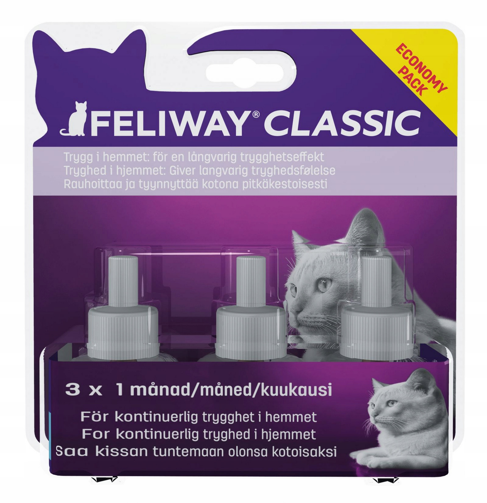 Feliway Classic Náplň Do Difuzoru 3 X 48 ML