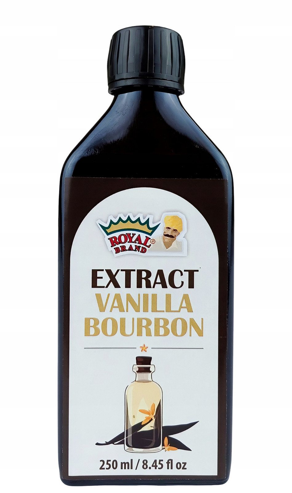 Vanilkový extrakt Přírodní Vanilka Třída 1 ve Skleněné láhvi 250ml