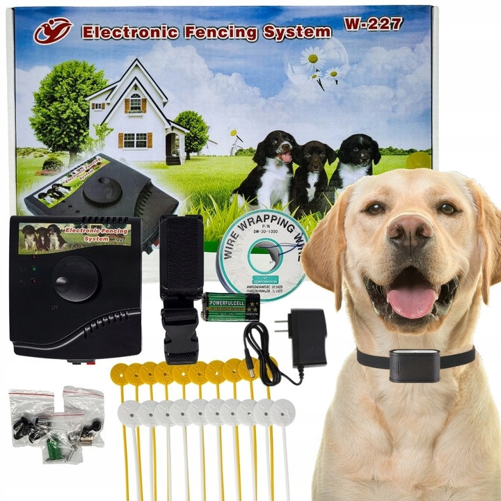 Elektrický Plotový Systém Kotec Psa Obojek Set 300 m 227