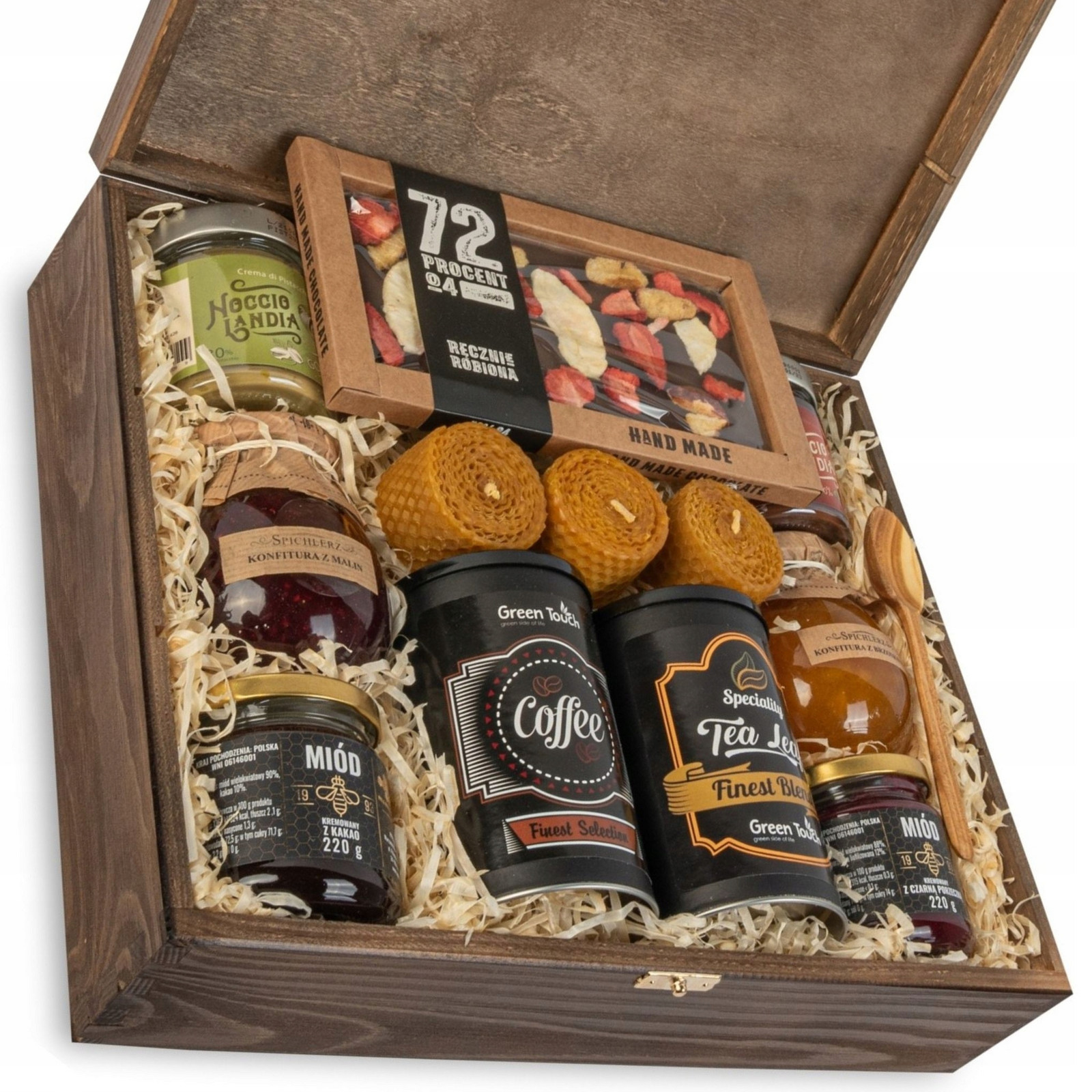 Dárková Skříňka deluxe sada čaj sladkosti