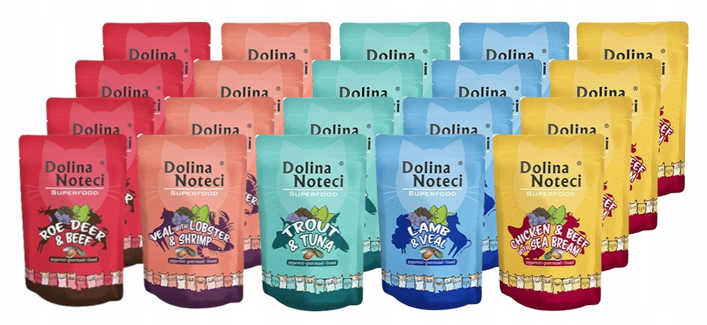 Dolina Noteci Superfood pro kočky mix chutí 30x85g