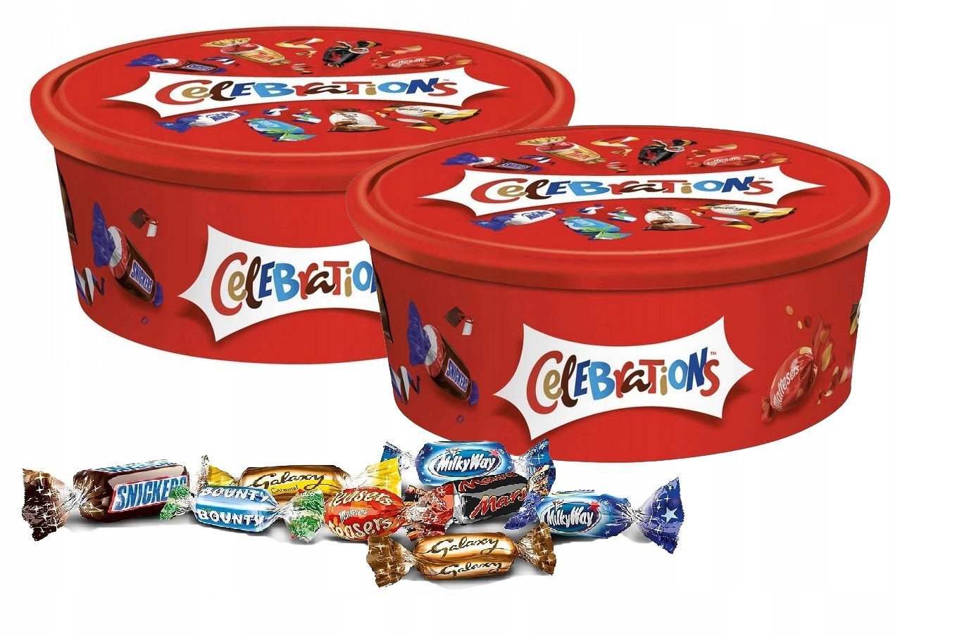 3x Směs bonbónů Celebrations Krabička 600g