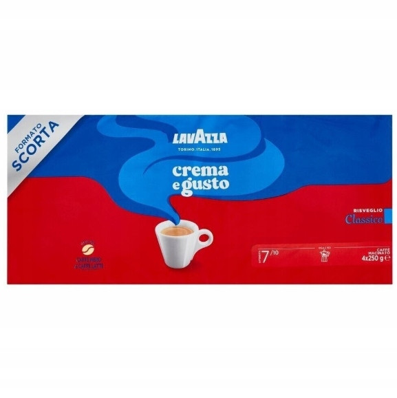 Káva Crema e Gusto 3x250g- Lavazza z italského trhu bez pl titulků