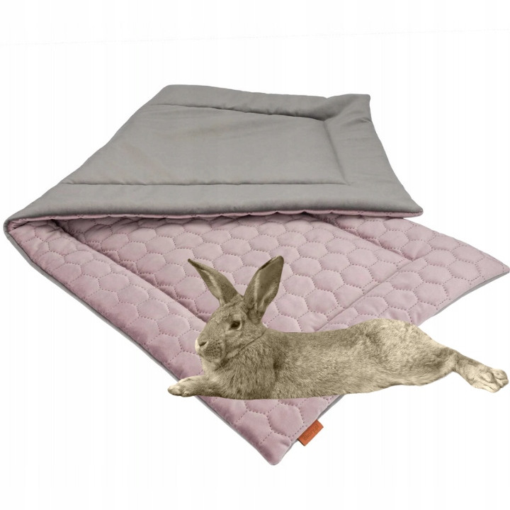 Podložka Matrace do klece ohrádky pro králíka Hlodavci Myši 50x50cm uKůry Růžová