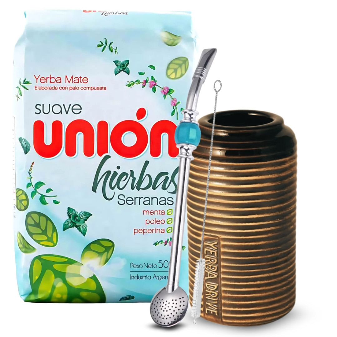 Startovací sada Yerba Mate Union Hierbas Serranas Příslušenství