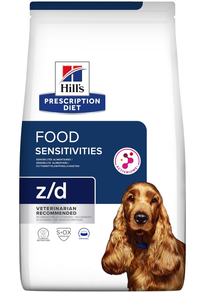 Hill's Pd Z/d Food Sensitivity Krmivo 10kg