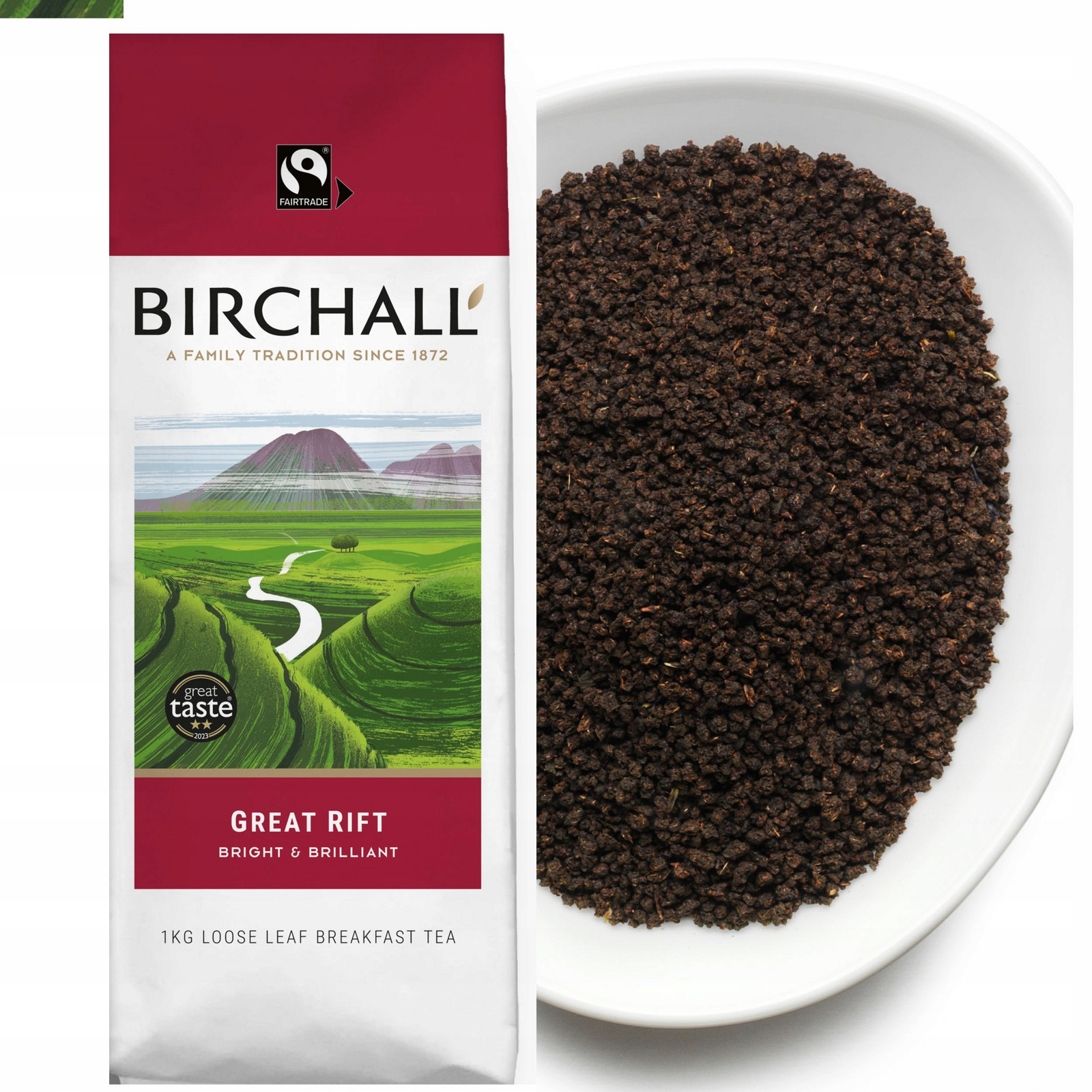 Černý čaj čaj Birchall Great Rift Breakfast 1 kg pro gastronomii