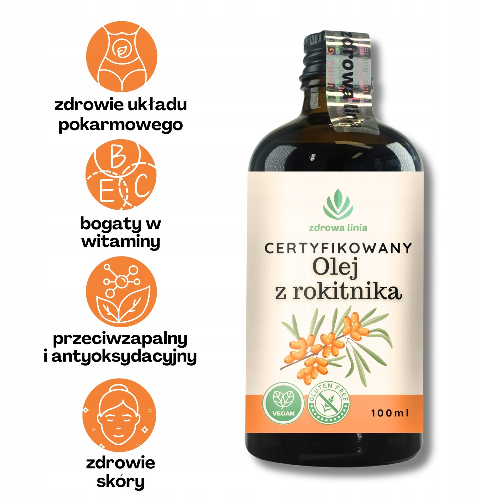 Certifikovaný Rakytníkový olej lisovaný za studena odolnost proti infekcím